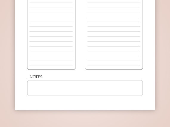 Blank Recipe Book 