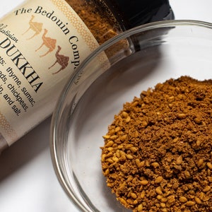Dukkha, AUTHENTIC, from The West Bank Palestine, Middle Eastern Seasoning, 6, 8 Ounces Available