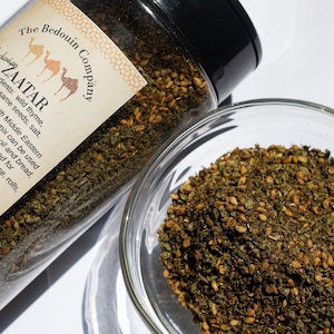 Zaatar, AUTHENTIC Jordanian, All Natural, Middle Eastern Spice Seasoning, Available in 0.5, 1, 1.5 and 2 Ounces