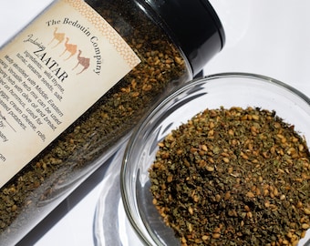 Zaatar, AUTHENTIC Jordanian, All Natural, Middle Eastern Spice Seasoning, Available in 0.5, 1, 1.5 and 2 Ounces