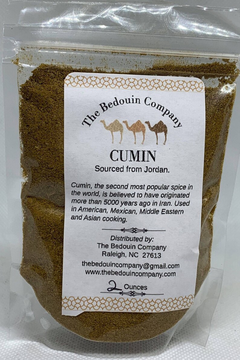 Cumin From Jordan Allnatural Middle Eastern Spice Various Etsy