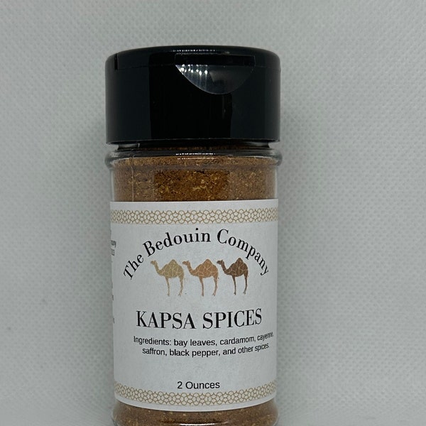KABSA KAPSA Authentic Jordanian. Recipe in Description, Middle Eastern Spices. Various Sizes Available
