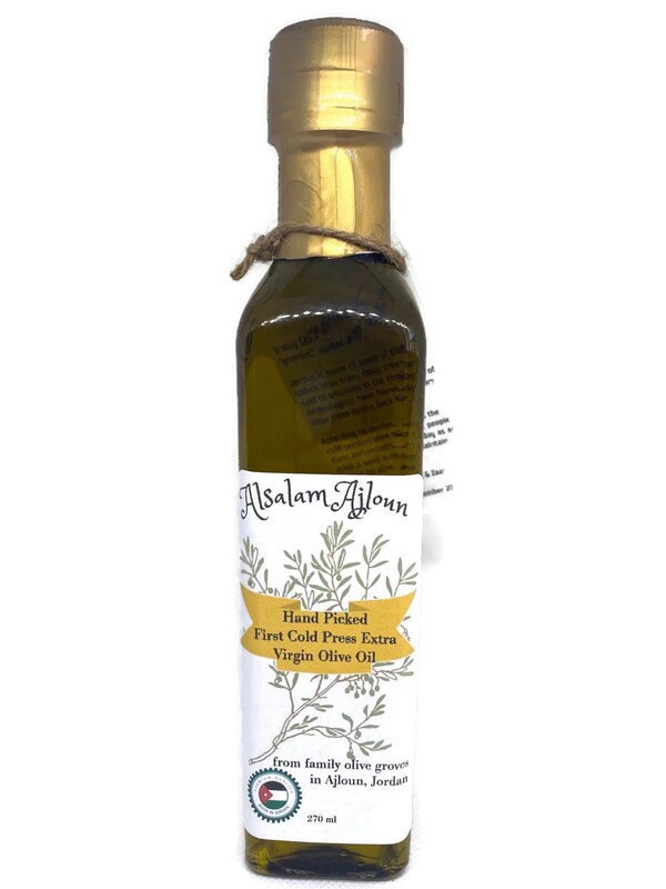 Set of Jordanian Olive Oil and Jordanian Zaatar with Free Jar Etsy