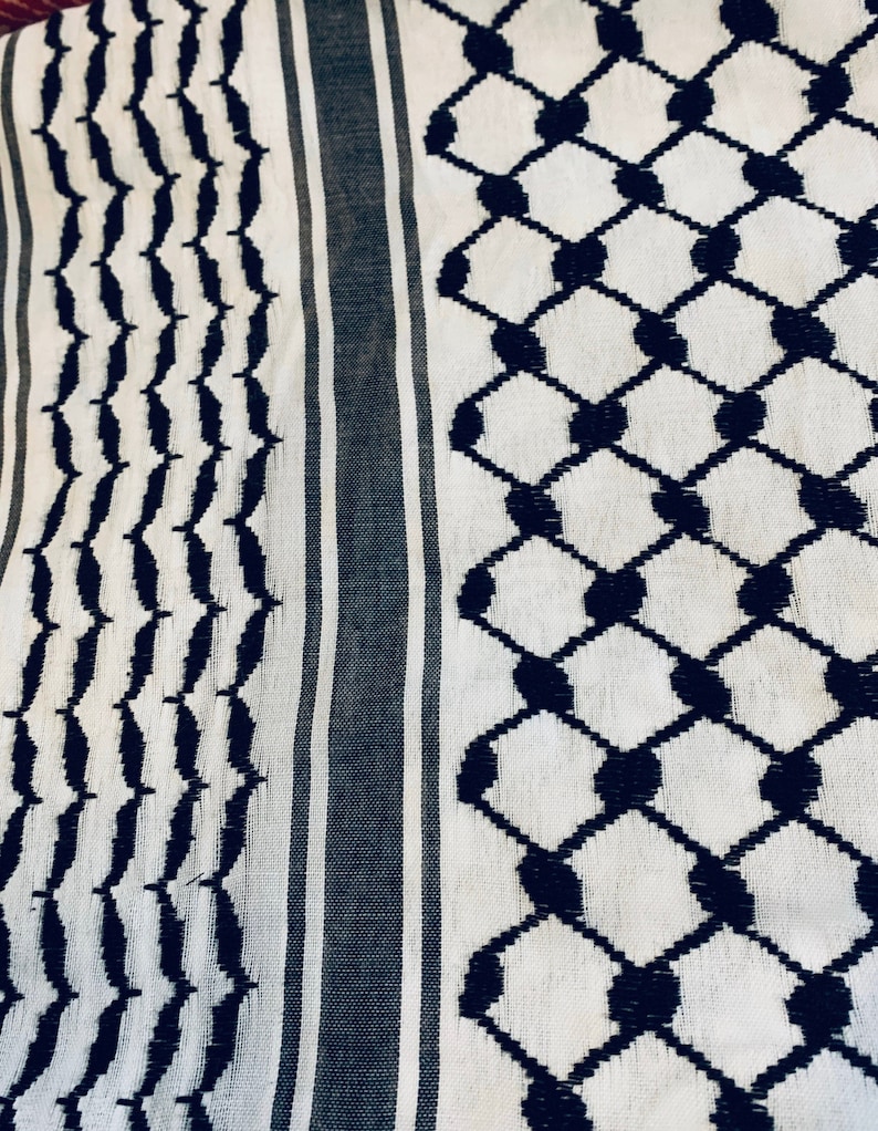 Fabric, not a finished keffiyeh.