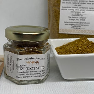 Palestinian Ouzi Ozy Spices, Authentic, Various Sizes Available