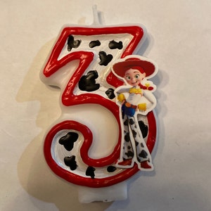 3 inch Jessie birthday candle