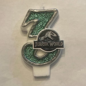 3 inch Dinosaur birthday candle