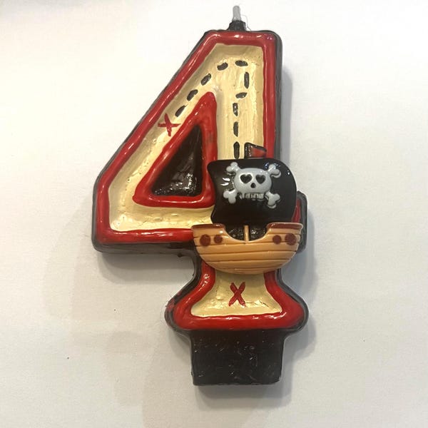 3 Inch Pirate Birthday Candle