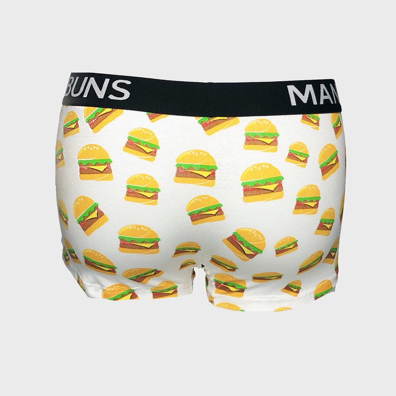 Men's Hamburgers Burger Pattern Underwear Boxer Trunks Etsy