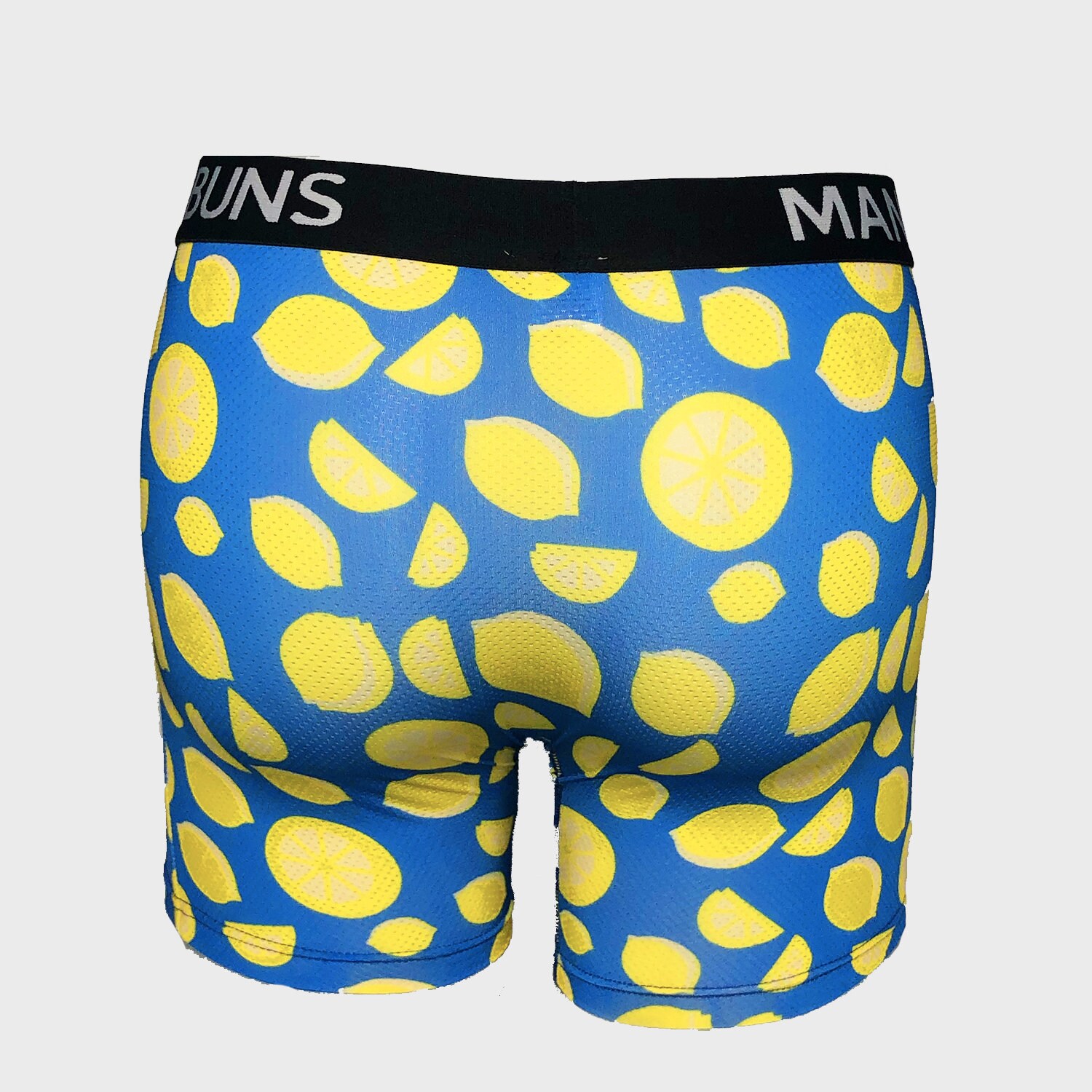 Men's Fun Novelty Lemon Print Boxer Briefs Underwear Etsy
