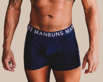 Men's Everyday Essential Dark Navy Blue Modal Underwear 5 inch In-Seam