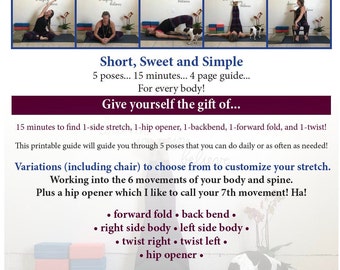 EBOOK - 15 min Yoga practice for the office or home