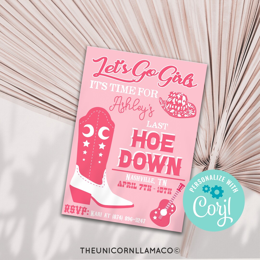 EDITABLE Last Hoe Down Bachelorette Invitation Nashville Party Country Il 1080xN.4579722572 Idsq