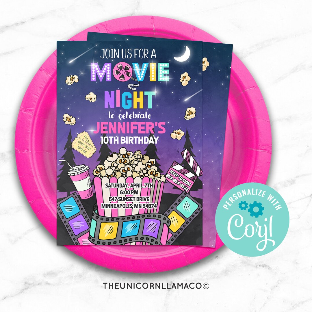editable-movie-night-movies-invitation-movie-theater-party-movies