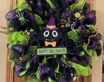 Spider Halloween Wreath