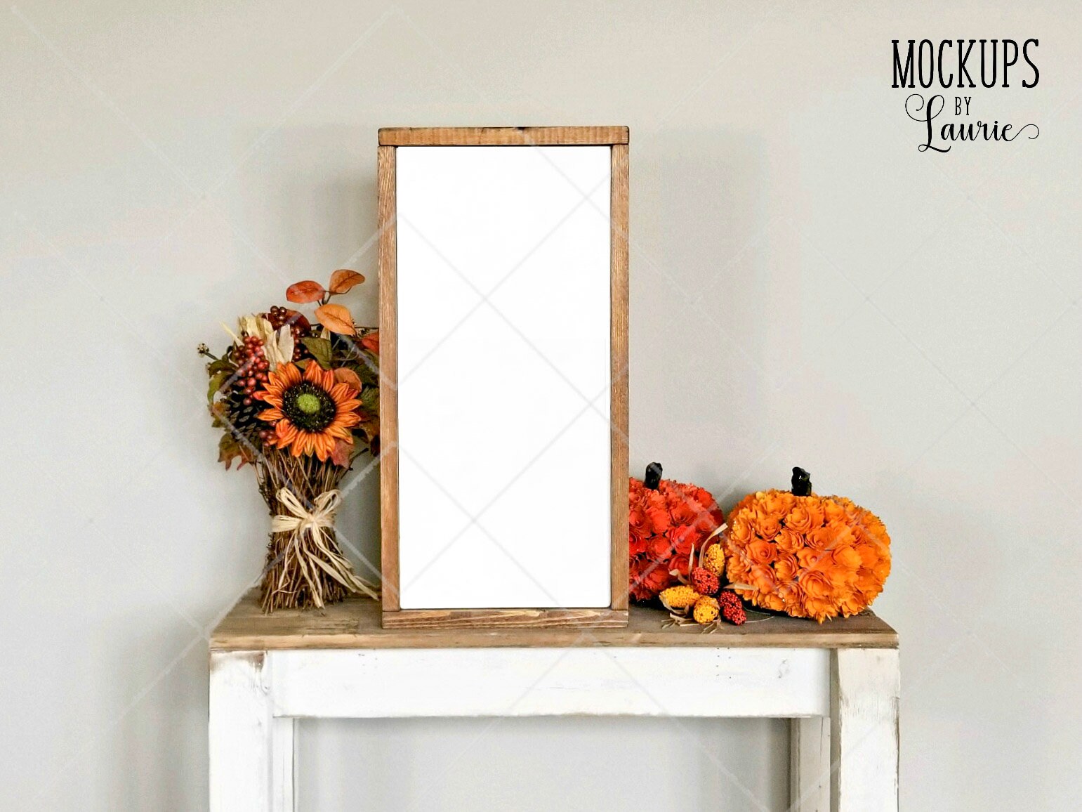 Download Fall Sign Mockup Wood Sign Mockup Farmhouse Sign Mockup | Etsy