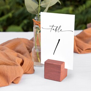 Modern Calligraphy Table Numbers Template for Any Occasion | wedding, birthday, baby shower | size 5x7 High-Quality PDF