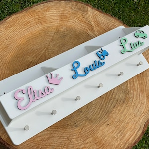 Children&#39;s wardrobe 60 cm with wooden storage box, children&#39;s wardrobe with storage, christening gifts, children&#39;s wardrobe, birth gift