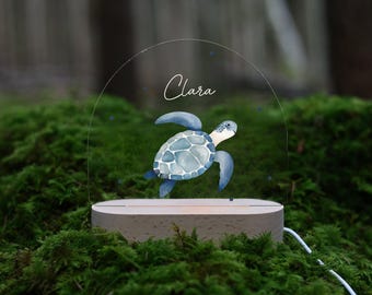 Personalisiertes Nachtlicht aus Acryl, Babygeschenk Geburt, Taufgeschenk, Kinderzimmer, Geburtstagsgeschenk, Nachtlampe, Baby, Kinderzimmer