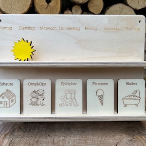 Tagesplan für Kleinkinder, Ewiger Kalender, Kalender für Kinder, Wochenplan, Tagesplan, Kalender, Tagesablauf Kinder, fortwährender Kalender