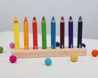 Pen holder for Lamy 3plus, pen holder, desk organizer, LAMY holder, kindergarten, preschooler, nursery