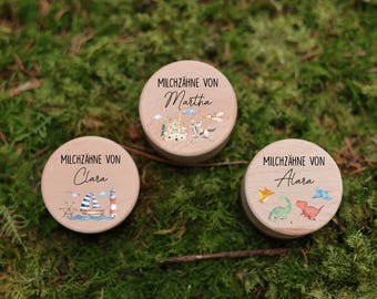 Milchzahndose mit Namen, Feuerwehr, Zahndose personalisiert, Zahnfee, Zahnbox, Zahnfee Münze, Zahndose für Milchzähne mit Namen, Zahndose