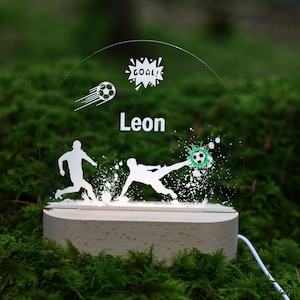 Fußball Dekoration, Fußball Nachtlicht, Fußball Lampe, Fußball Kinderzimmer, Fußball Geschenk Nachtlicht Kinderzimmer, Fußball Geschenk