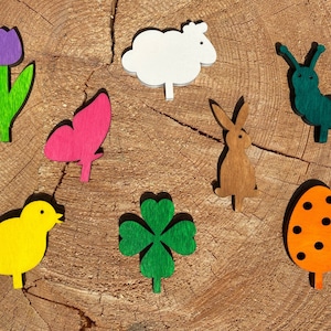 Ergänzungsstecker für Geburtstagskerzenhalter "Frühling"