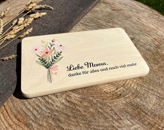 Breakfast board for Mom, birthday gift for Mom, thank you Mom, birthday gift for Mom, Mother's Day gift, gift for Mom, small board for Grandma