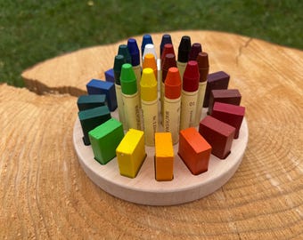 Wax crayon holder for Stockmar wax crayons and blocks