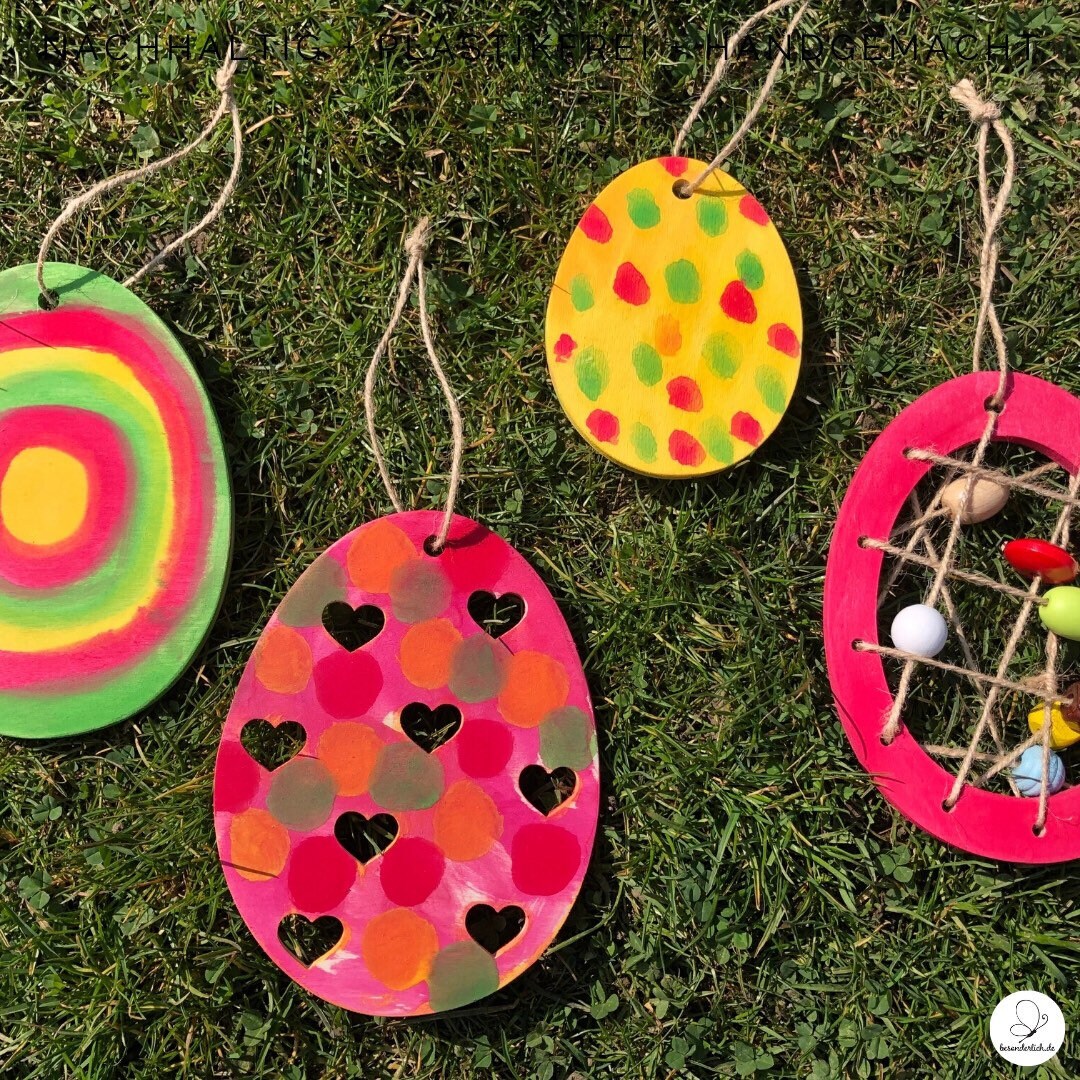 DIY Bastelset Ostereier aus Holz - Etsy 日本