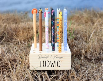 Pencil holders, children's pencil holders, personalized pencil holders, back to school, girls' first day of school, boys' first day of school