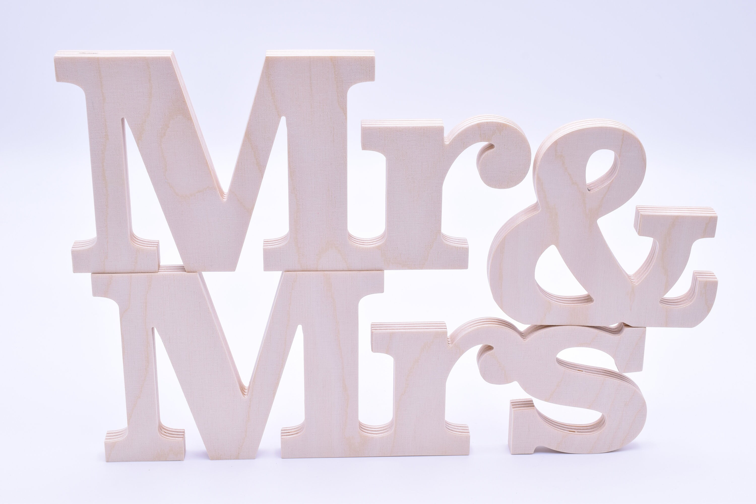 Mr & Mrs wooden letters decoration letters Mr and Mrs Etsy
