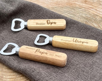 Bottle opener for dad, grandpa or great-grandpa