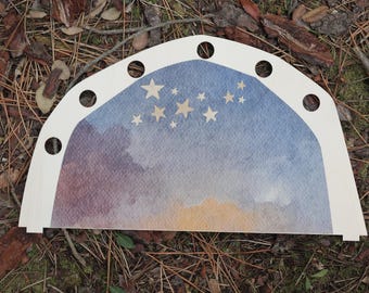 Back panel for seasonal table, changing seasons, seasonal house, seasonal stand, Waldorf children, seasonal decoration, seasonal table