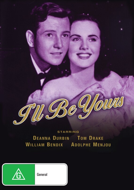 I'll Be Yours 1947 DVD Deanna Durbin Tom Drake Etsy