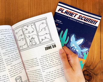 Issue #7 | Planet Scumm Science Fiction Magazine | Classic Sci-Fi Books | Short Story Anthology Paperback | Book Lover Gifts