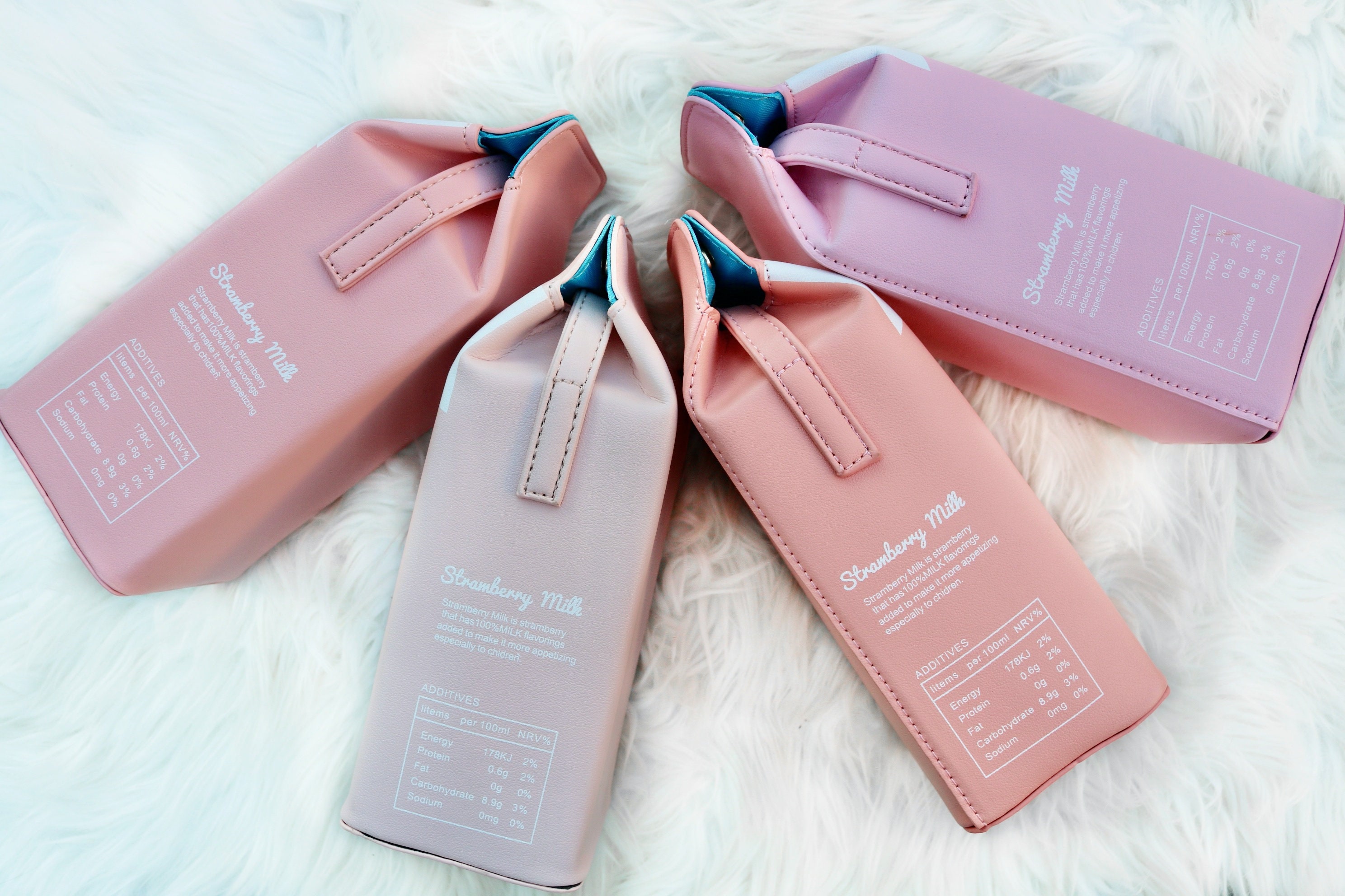 Japanese Bag Strawberry Milk Box Purse Crossbody Bag Cute Etsy