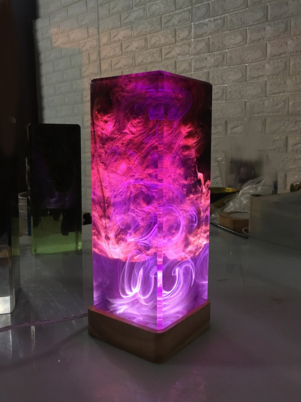 Special Epoxy Resin Night Light Epoxy Light Resin Light Etsy