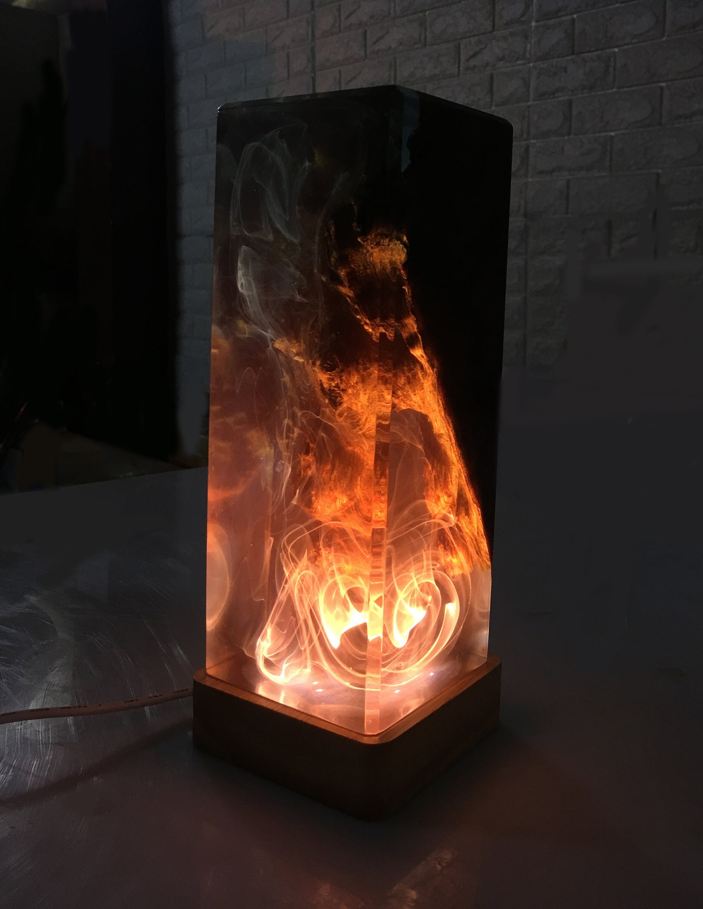 Special Epoxy Resin Night Light Epoxy Light Resin Light Etsy