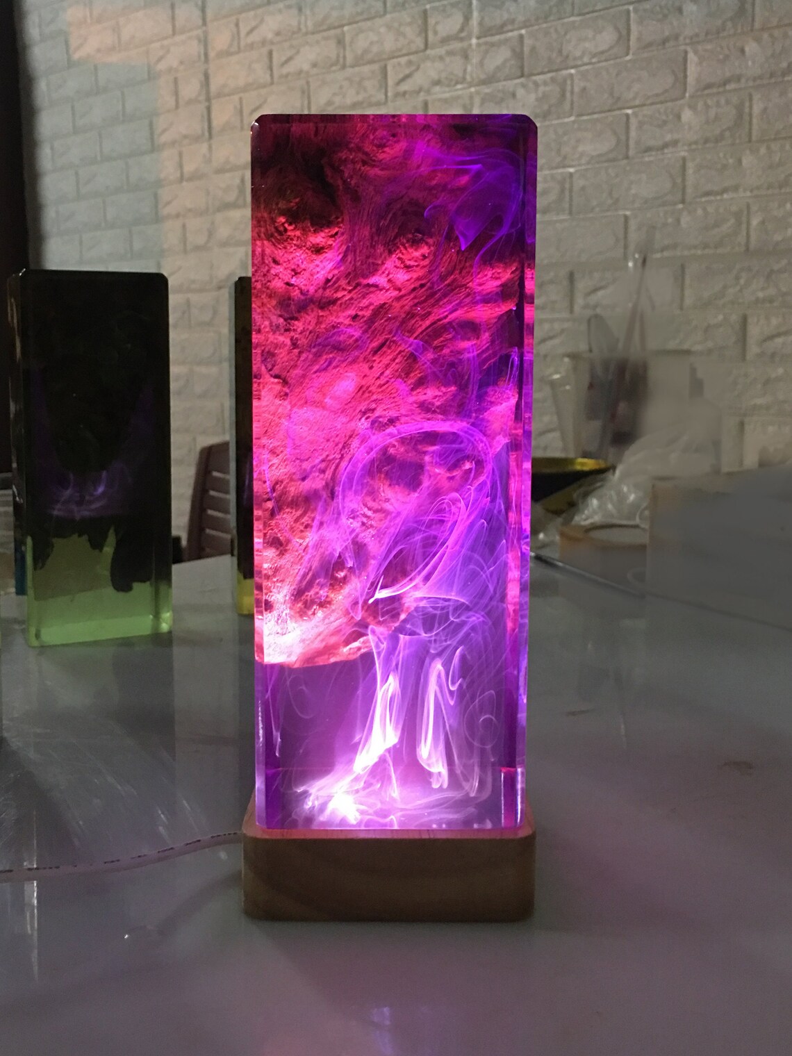 Special Epoxy Resin Night Light Epoxy Light Resin Light Etsy