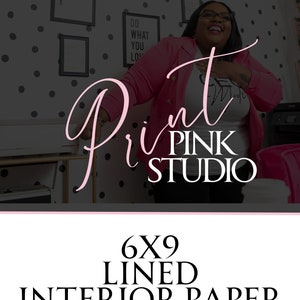 May include: A pink and white logo for Print Pink Studio with the text "Print Pink Studio" in a cursive font. The logo is on a white background with a black and white polka dot pattern.