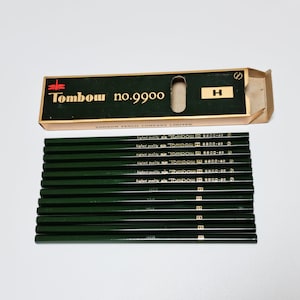 Vintage Tombow pencil no.9900 with JIS Mark - Made in Japan