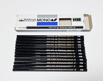 Vintage Tombow pencil MONO J with JIS Mark - Made in Japan