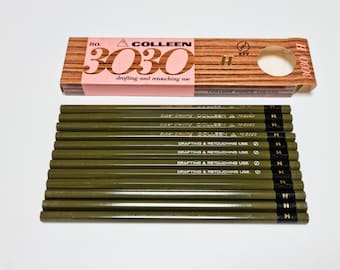 鉛筆 ヴィンテージ キリン 鉛筆 12本入り 箱入り 1ダース グレード2 H