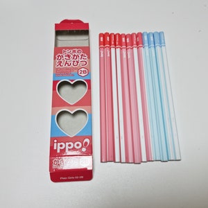 Tombow ippo! Kakikata Pencil 2B, Plain Girls, General Writing Pencil