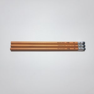 Vintage Tombow Recycled Pencil HB Eraser Pencils, Set of 3 - Made in Japan, JIS Mark