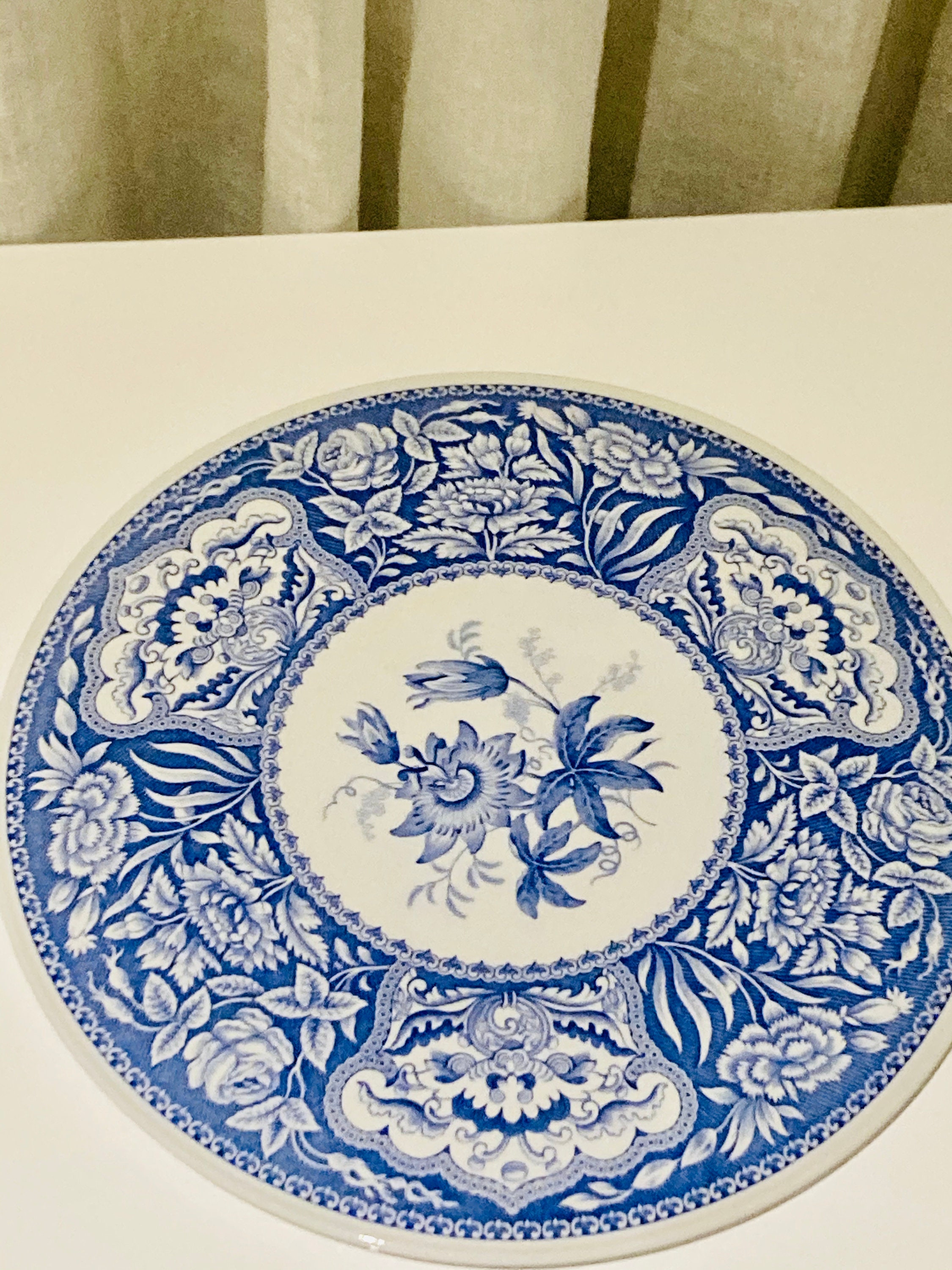 SPODE Cake Plate/ Platter Vintage Spode Blue Room Collection Etsy