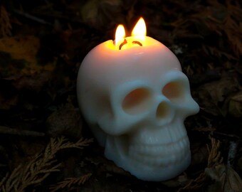 Skull Candle | Soy Wax | Votive Candle | Halloween Candle | Spooky Candle