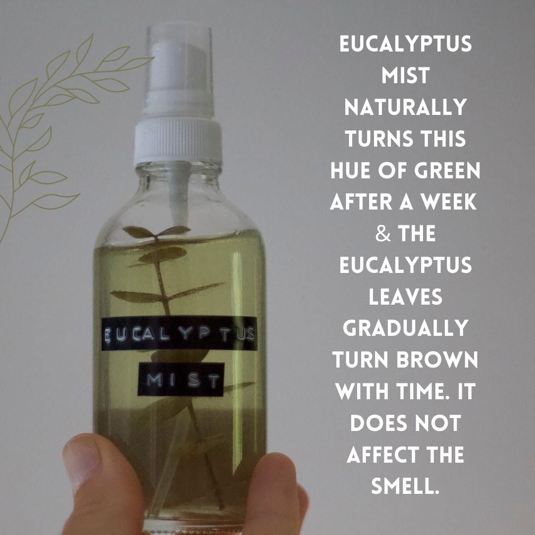 Eucalyptus Mist Natural Room/Body Spray Essential Oils Etsy